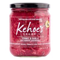Kehoe's Organic Fennel & Garlic Kraut 410g
