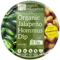 Organic Indulgence Jalapeno Hommus 200g