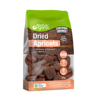 Absolute Organic Dried Apricots 250g