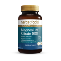 Herbs of Gold Magnesium Citrate 900 60 Capsules