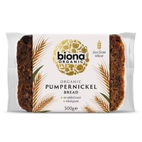 Biona Organic Pumpernickel Bread 500g