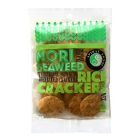 Spiral Rice Crackers Nori Seaweed  50g