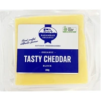Barambah Organic Tasty Cheddar Block 250g
