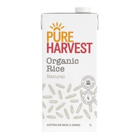 Pure Harvest Rice Milk Unsweetened Original 1 Litre