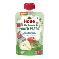 Holle Organic Pear, Apple & Spinach Pouch 90g