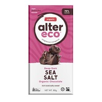 Alter Eco Choc Sea Salt 80g