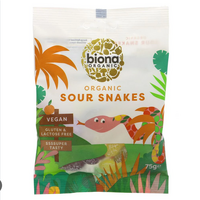 Biona Sour Snakes 75g
