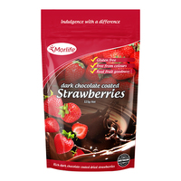 Morlife Dark Chocolate Strawberry 125g