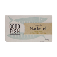Good Fish Spanish Mackerel Organic Extra Virgin Oil 120g