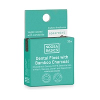 Noosa Basics Bamboo Charcoal Dental Floss Spearmint 35m