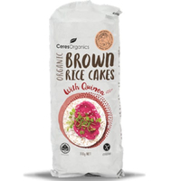 Ceres Organic Brown Rice Cakes Quinoa 110g