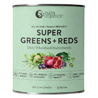Nutra Organics Supergreens + Reds 300g