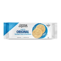Ceres Organics Brown Rice Crackers Original 115g