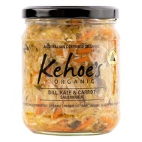 Kehoe's Organic Dill Kale Carrot Sauerkraut 410g