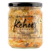 Kehoe's Organic Dill Kale & Carrot Sauerkraut 410g
