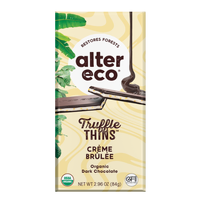 Alter Eco Creme Brulee Truffle Thins 84g